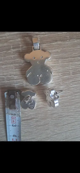 Colgante y pendientes oso Tous grandes
