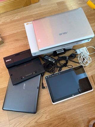 Portatiles y tablet para piezas.