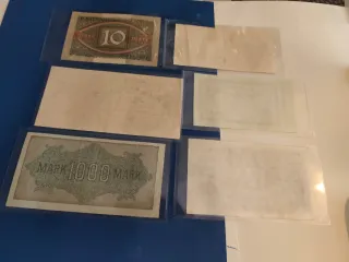 6 Billetes Alemanes Antiguos