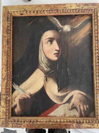 Cuadro Santa Teresa s. XVI Flamenco