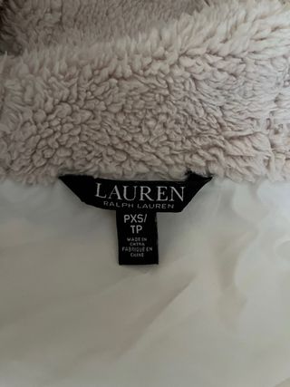 Abrigo Plumas Ralph Lauren Mujer Talla XS. 
