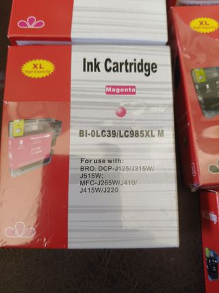 Cartuchos Tinta Brother LC38 LC985 XL