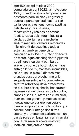 KTM 150 EXC TPI 2022