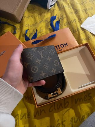 Set Portafoglio e Cintura Louis Vuitton