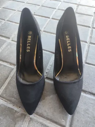 Zapatos de tacón BELLES negros talla 38