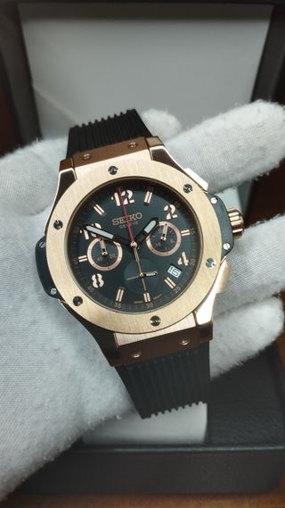 Reloj Seiko Mod Big Bang Geneve Oro Rosa Rose Gold