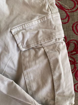 Pantalón Jogger Zara Talla S Beige