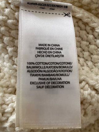 Jerséi Polo Ralph Lauren trenzado niño XL (18-20)