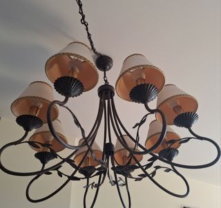 Lámpara de forja para techo