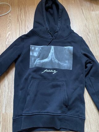 Sudadera Negra Pray