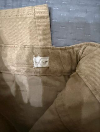 Jeans beige con strass NUOVI