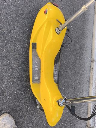 Patinete eléctrico con asiento