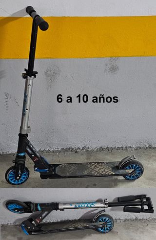 Patinete Oxelo plegable suspensión 6-10 años