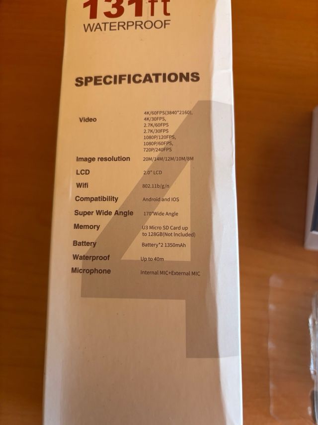 Cámara de Acción Yolansin Nimbler 4K