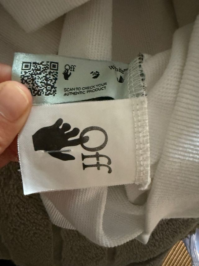 Sudadera Off-White Flechas Azul y Blanco original