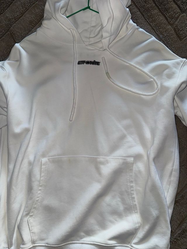 Sudadera Off-White Flechas Azul y Blanco original