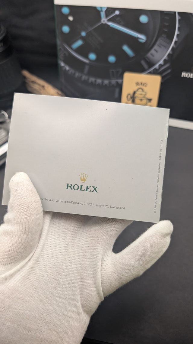 Libretto Rolex Submariner Originale 11.2006