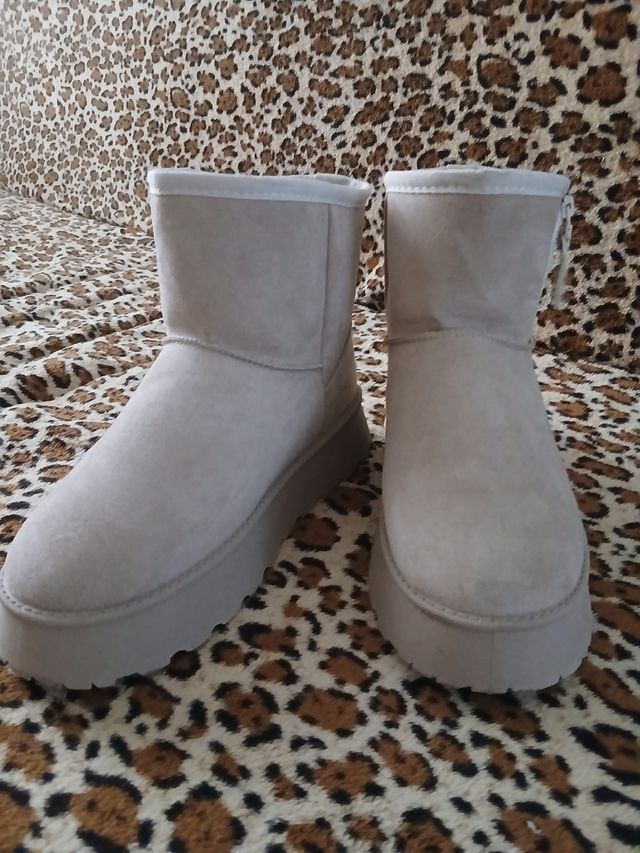 Botas Beige