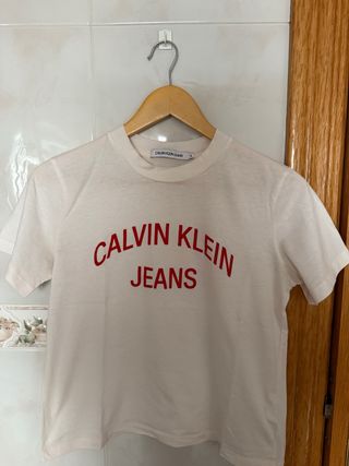 Camiseta Calvin Klein Jeans Blanca Talla S