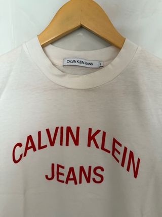Camiseta Calvin Klein Jeans Blanca Talla S