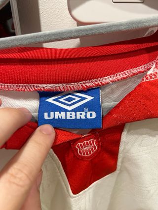 Camiseta Retro Sevilla FC Umbro Blanca Roja