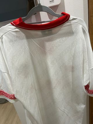 Camiseta Retro Sevilla FC Umbro Blanca Roja