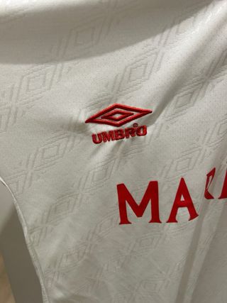 Camiseta Retro Sevilla FC Umbro Blanca Roja