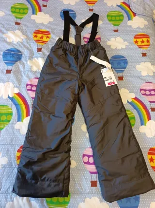 Pantalón de nieve para niño con tirantes