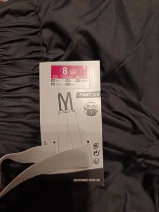 Pantalón de nieve para niño con tirantes