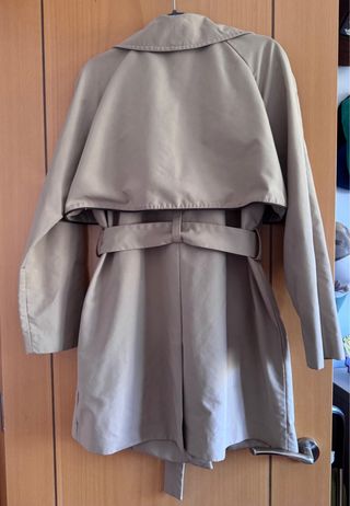 Gabardina Camel Uterque Largo 3/4