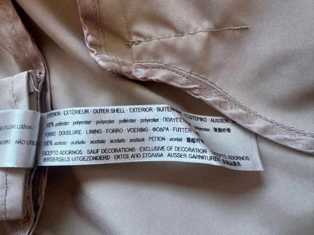 Gabardina Camel Uterque Largo 3/4