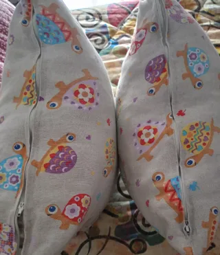 Edredón cama  estampado  tortugas.