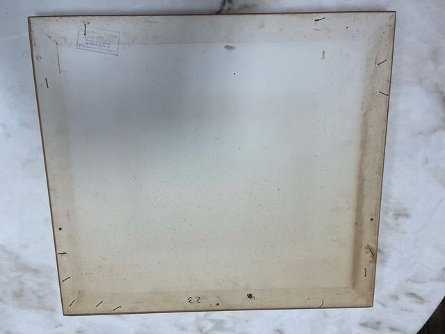 Quadro antigo pintado à mão