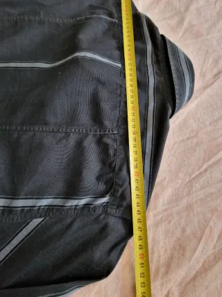 Camisa Vintage Armani Jeans Negra Rayas Auténtica