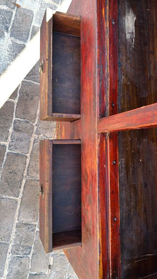 Armadio cinese antico della dinastia Qing