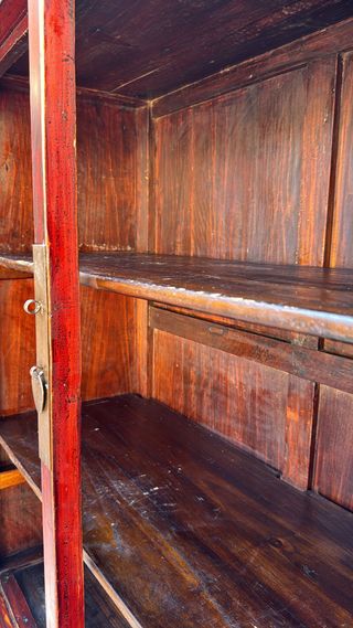 Armadio cinese antico della dinastia Qing