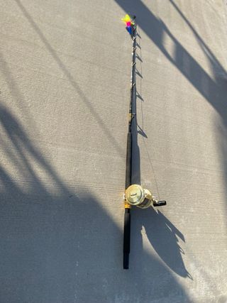 Carrete y caña currican de altura