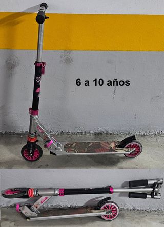 Patinete Oxelo 6-10 años con suspensión