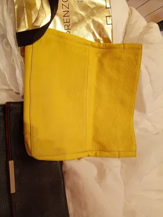 Bolso Clutch Purificación García Amarillo