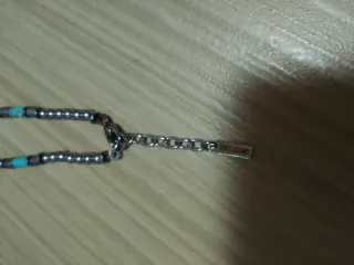Bracciale uomo argento e turchese