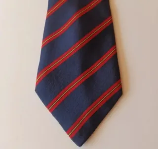 Corbata Burberrys Vintage Años 80 Rayas
