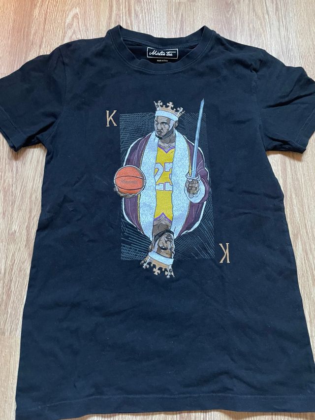 Camiseta Mister Tee King LeBron Negra