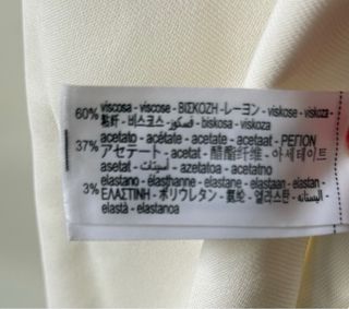 Vestido Zara abertura ZW Collection Talla M. Crudo