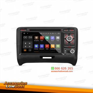 RADIO 2 DIN GPS ANDROID 11.0 PARA AUDI TT 2006-20