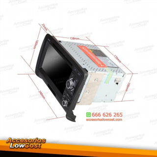 RADIO 2 DIN GPS ANDROID 11.0 PARA AUDI TT 2006-20