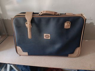 Maleta de viaje MIO negra y camel