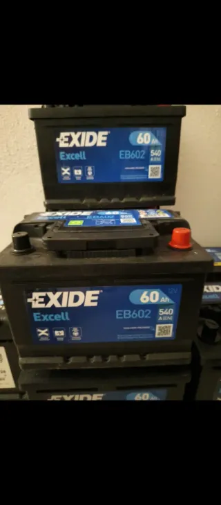 Batería EXIDE Excell 60ah 70ah