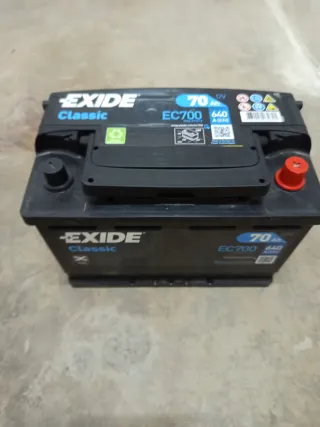 Batería EXIDE Excell 60ah 70ah