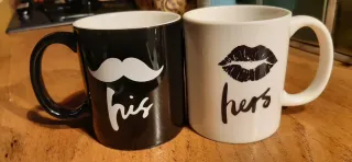 Set 2 Tazze Mug Magiche His & Hers