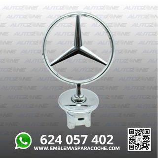 Estrella Mercedes Benz para capó clásica cromada
